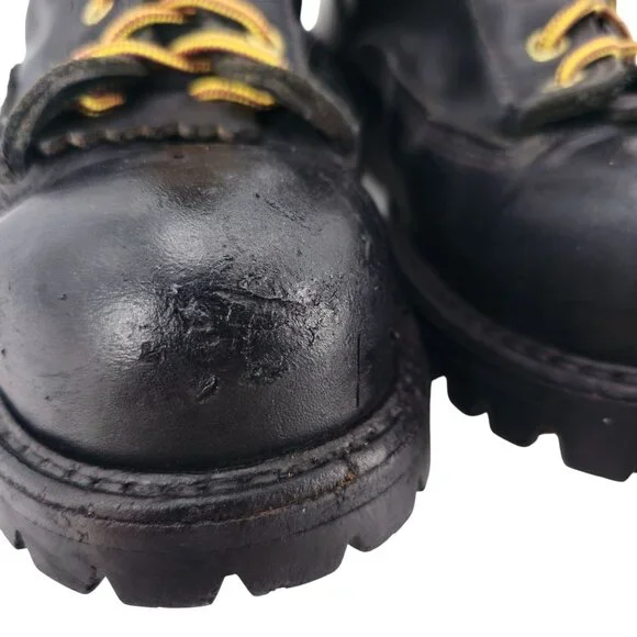 White's Hathorn Boots Men 10.5 Black Leather Work Boots USA Explorer Firefighter - Picture 8 of 16